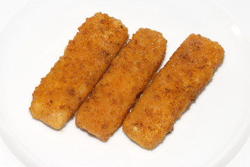 Gebratene Fischstäbchen