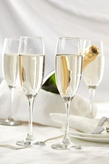 Champagne flutes