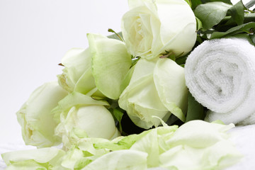 aromatherapy with roses