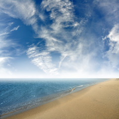 plage déserte