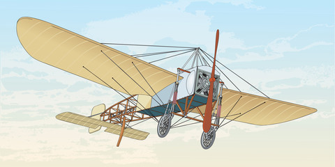 Early flight, French Plane, Bleriot XI © fogbird