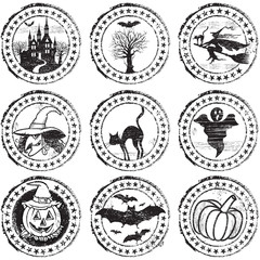 Halloween stamp set