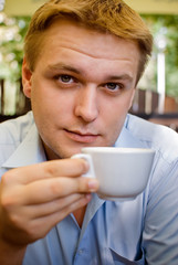 Man at lunch