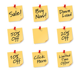 Sales Sticky Notes