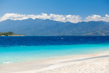 Summertime at the beach. Travangan gili.