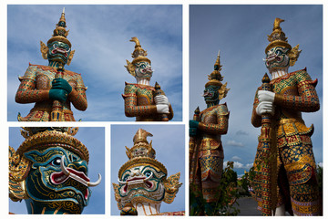 Fototapeta premium Giant guard from Ramayana collection