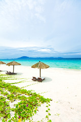 Sandy tropical beach