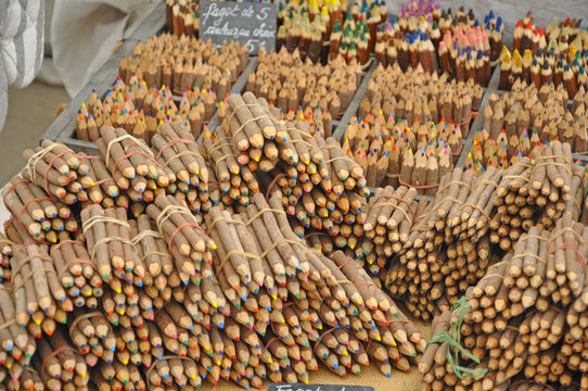 fagots de crayons