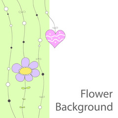 Cute floral  background or greeting card