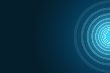 blauer Rahmen, transparente ringe