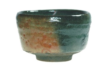 Teeschale raku rot/grau © sulupress