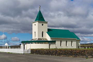 Small church in Reykjahlid