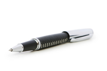 Writing pen isolated on the white background