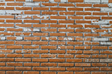 Old Wall from a red brick as a Background