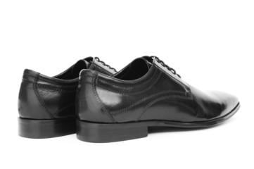 Male shoes isolated on the white background