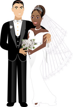 wedding couple embrace white background clip art preview