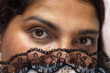 Woman look