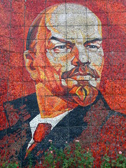 Fototapeta premium Portrait of Lenin in Sochi