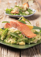 Salmon and couscous