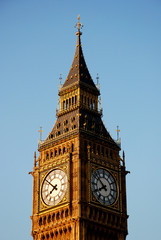 Fototapeta na wymiar Big Ben w Wielkiej Brytanii