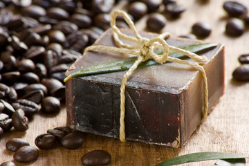 Coffee scented soap