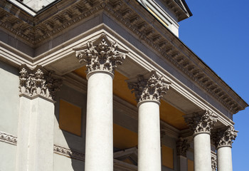 Naklejka premium Portico della Chiesa di San Luigi, Milano