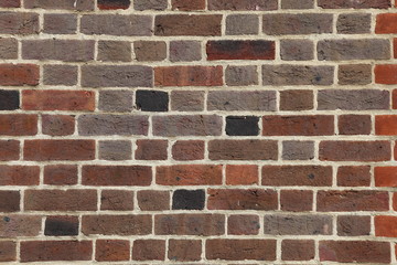 A plain brick wall for background use