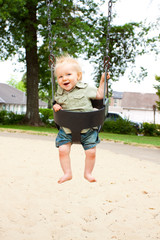 Child on Swings