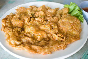 Omelet in Thai style