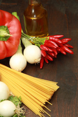 spaghetti ai peperoni