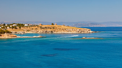 Fototapeta na wymiar Seascape in Greece, Speces
