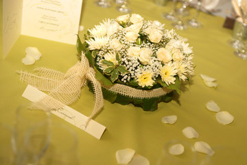 Bouquet et décoration