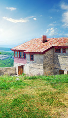 Fototapeta na wymiar House in mountain