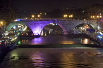 Fiume Tevere in festa, Roma