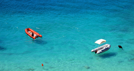 Boats at Tremiti Island (Italy)