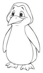 Pinguin, Pinguinbaby, Südpol, Eis, Schwimmen
