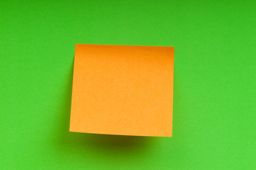 Reminder notes on the bright colorful paper