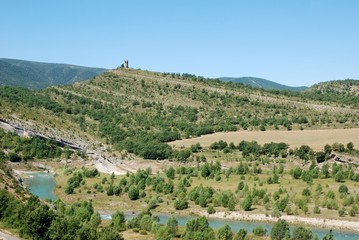 Naklejka premium Vall del Noguera Ribagorçana