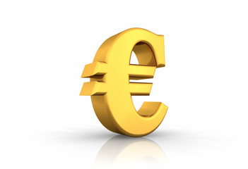 Gold Euro Sign