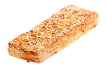 bread on the white background
