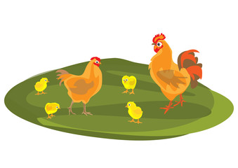 Куриная семья / Chicken Family