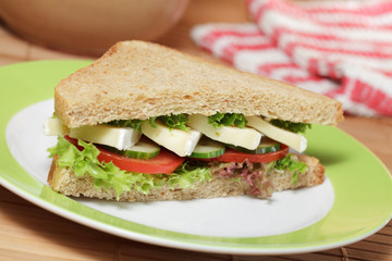 Sandwich mit Brie