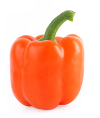 Red pepper isolated on white