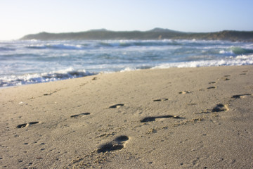 Footprints in Sand