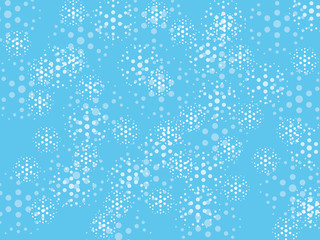 Snowflakes blue