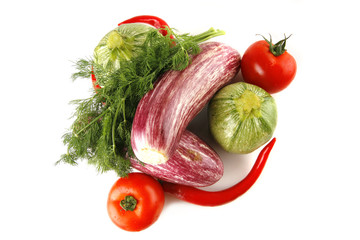 raw vegetables
