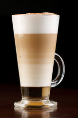 Coffee Latte in a glass