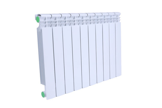 Radiator isolated over a white background