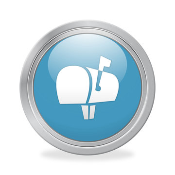 recommend clip art: Bottone Blu Mail Box