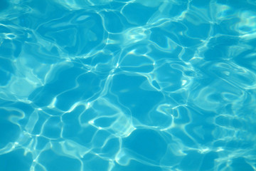 Fototapeta na wymiar blue water as background